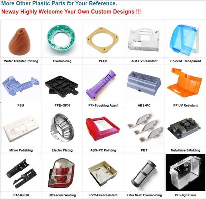 قالب محصولات خانگی PVC سفارشی قطعات قالب‌گیری تزریقی پلاستیک با رنگ‌ها و اندازه‌های سفارشی